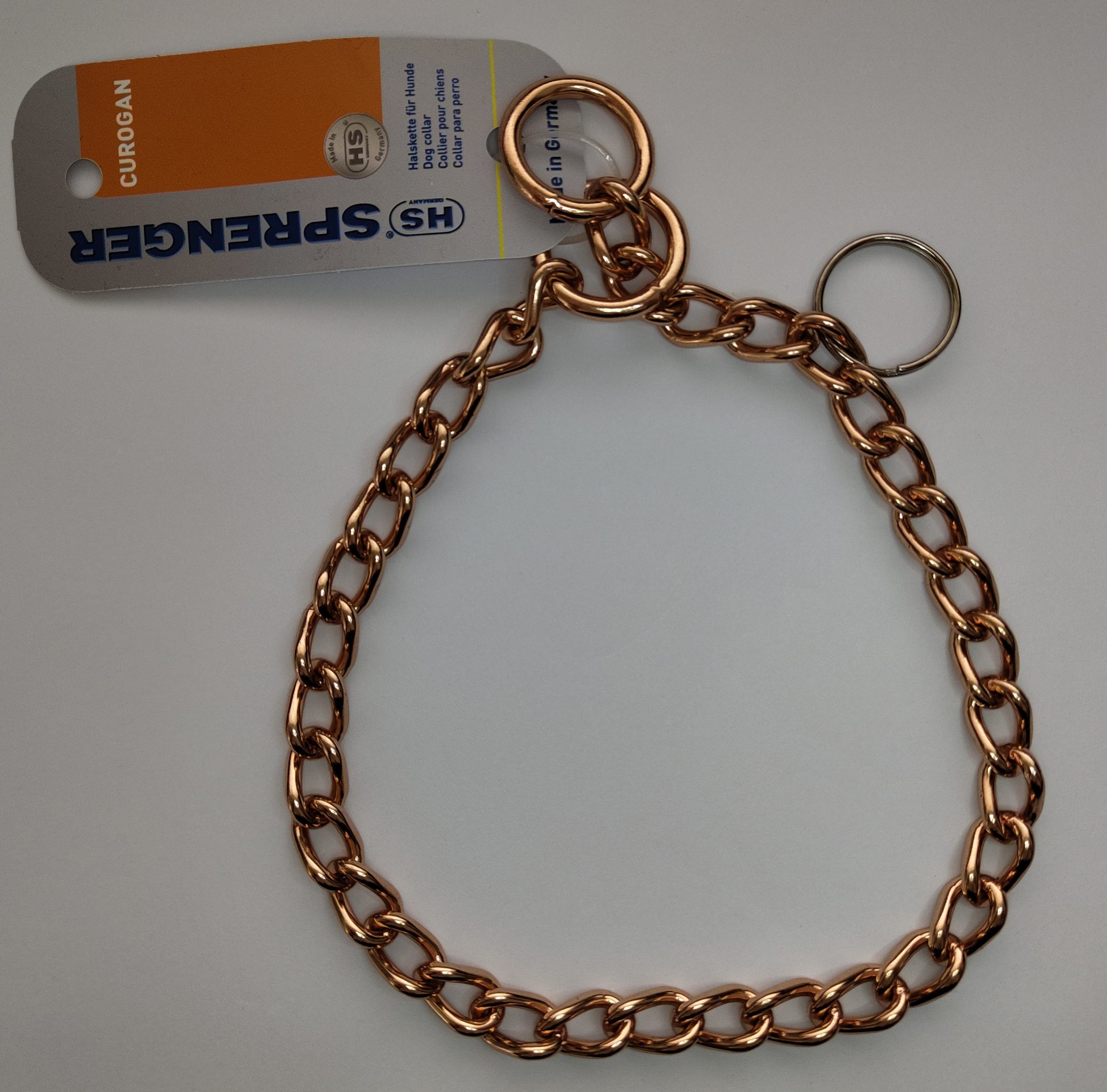 Sprenger hálsól, hringlaga hlekkir, CUROGAN, 3.0 mm