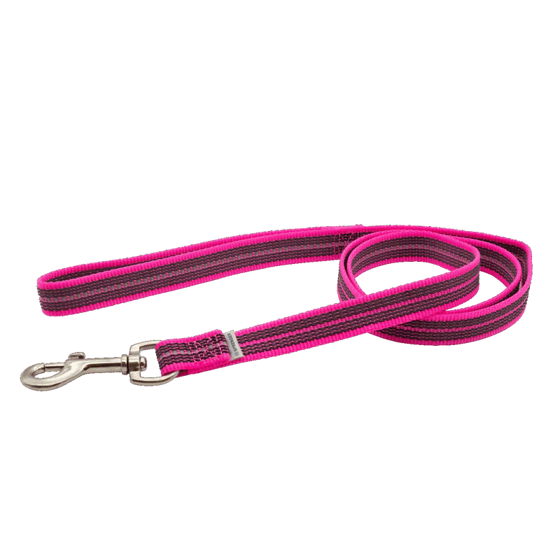 Rubberized leash with hand strap 1.2M