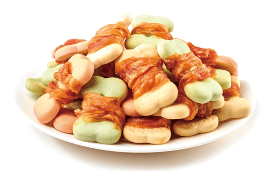 Wanpy Oven-Roasted Chicken Jerky&Biscuit Twists – 100gr - Image 3