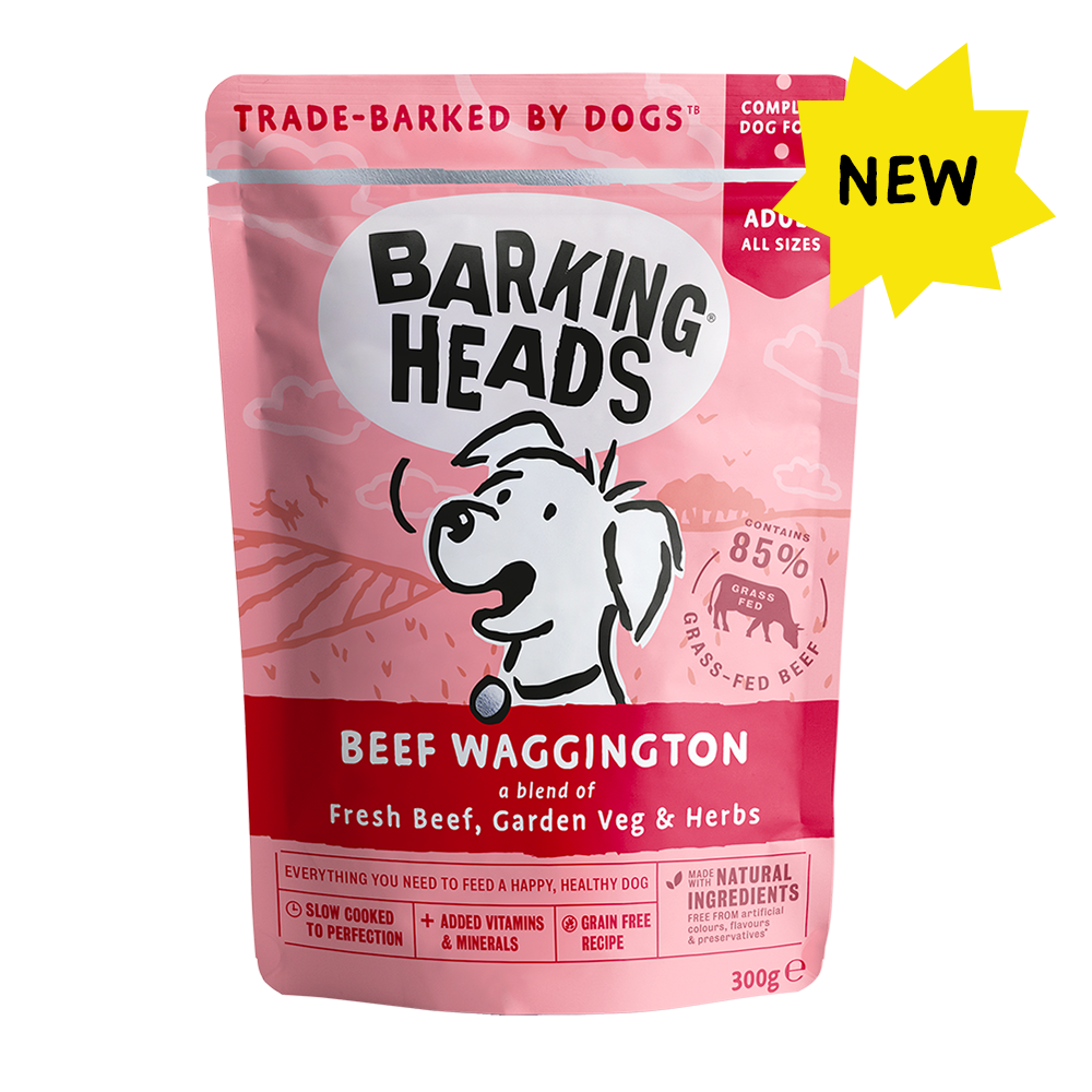 Barking Heads Beef Waggington Wetfood – 300gr